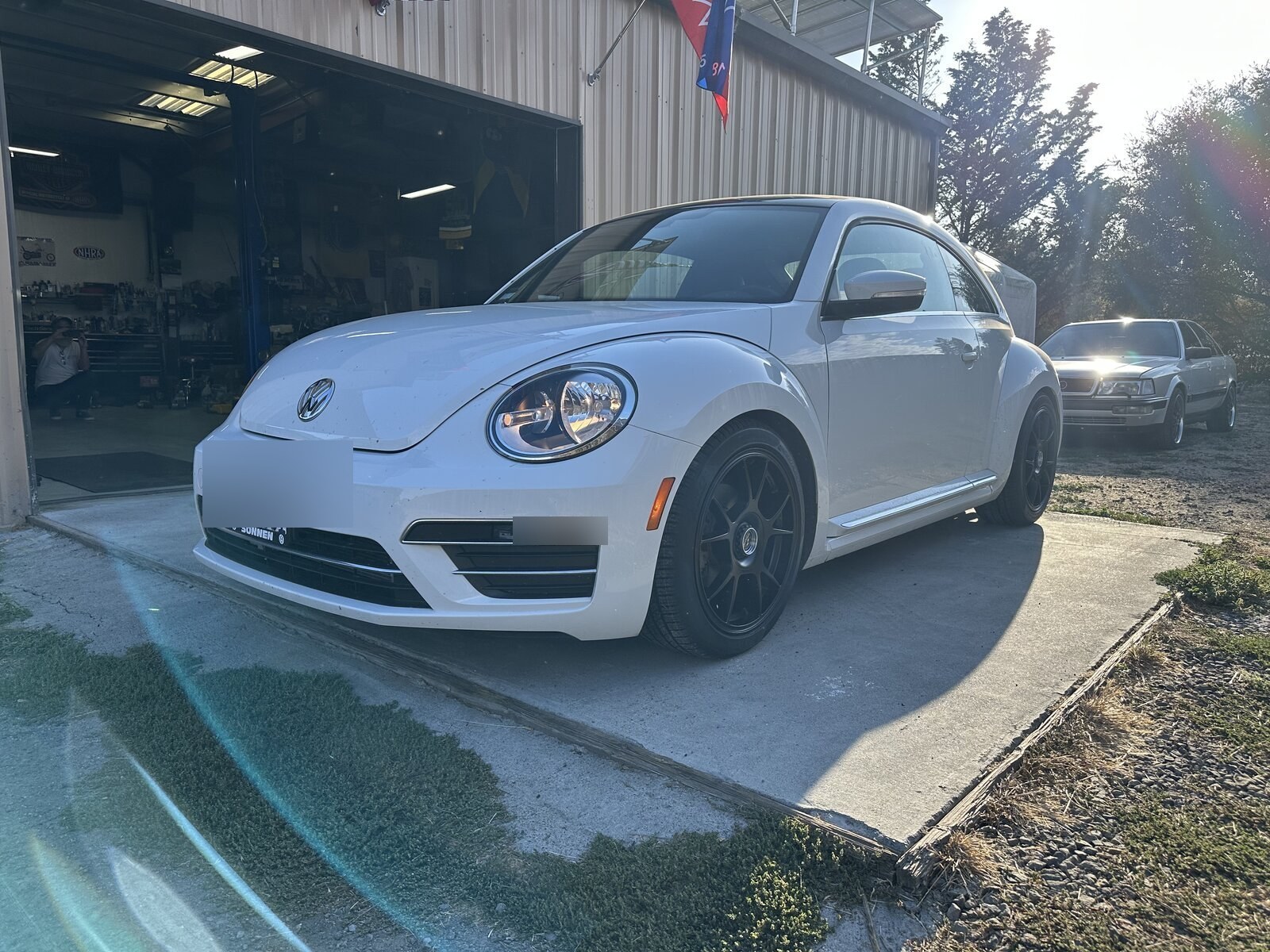 European vehicle in the shop at N8's Place